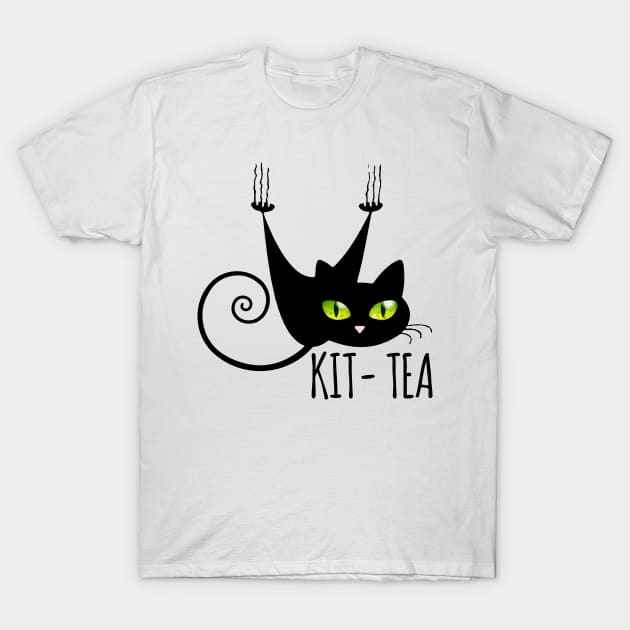 Kit tea tee design birthday gift graphic T-Shirt by TeeSeller07